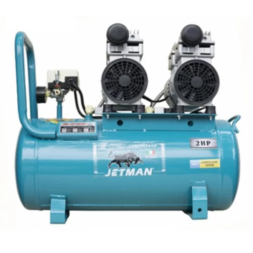 Máy Nén Khí Không Dầu Jetman 50L 2Hp JM-780x2 Lên Hơi Nhanh