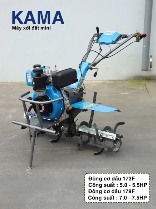Máy Xới Đất Chạy Dầu Huqama HQ178F (Động cơ dầu KAMA)